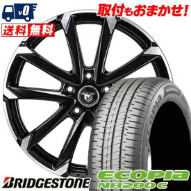 185/65R15 88S BRIDGESTONE ブリヂストン ECOPIA NH200C JP STYLE MJ-V ジェイピースタイル MJ-V サマータイヤホイール4本セット 【取付対象】