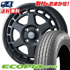 155/80R14 88/86N BRIDGESTONE ECOPIA R710 MUDVANCE X Type S サマータイヤホイール4本セット