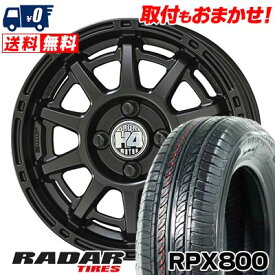165/70R14 81T RADAR RPX800 H4 MOTOR X1 サマータイヤホイール4本セット 【取付対象】