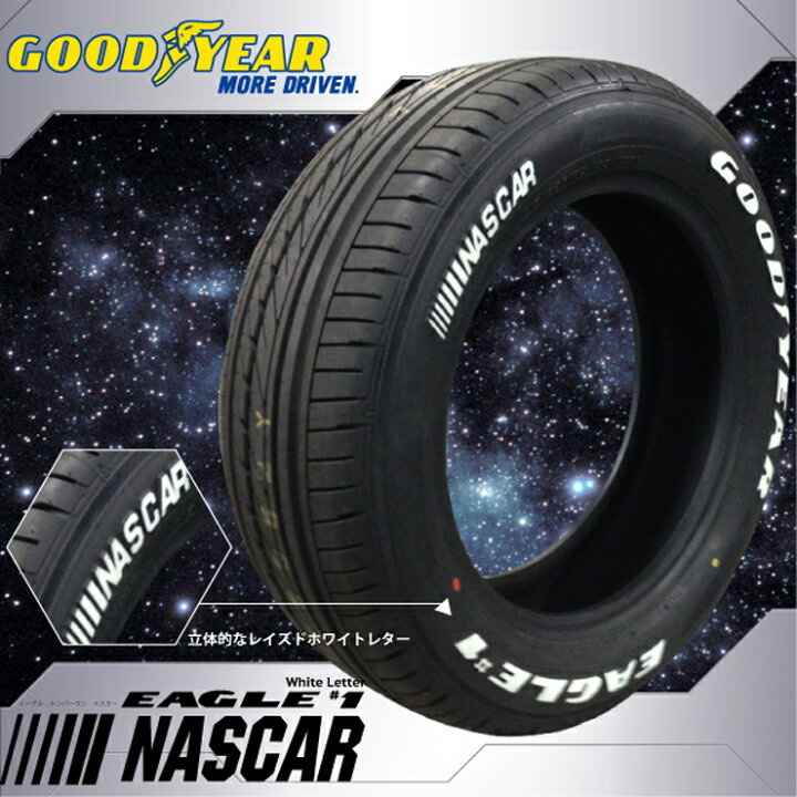 楽天市場】215/65R16C 109/107R Goodyear EAGLE #1 NASCAR MUDVANCE X 