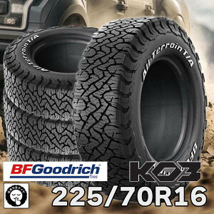 �y�^�C�������\�z�T�}�[�^�C�� 4�{�Z�b�g 16�C���` 225/70R16 102/99S BFGoodrich BFG BF�O�b�h���b�` �I�[���e���[��T/A KO3 RWL �z���C�g���^�[ �^�C���P�i