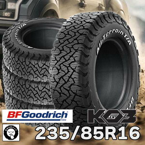 �y�^�C�������\�z�T�}�[�^�C�� 4�{�Z�b�g 16�C���` 235/85R16 120/116S BFGoodrich BFG BF�O�b�h���b�` �I�[���e���[��T/A KO3 RWL �z���C�g���^�[ �^�C���P�i