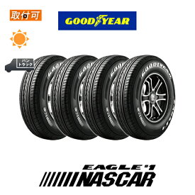 【0の付くお得な30日！】【補償対象 取付対象】送料無料 EAGLE #1 NASCAR 215/60R17C 109/107R 4本セット 新品夏タイヤ グッドイヤー Goodyear イーグル ナスカー ハイエース キャラバン バン用 ホワイトレター