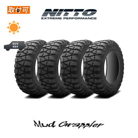 【取付対象】送料無料 Mud Grappler 35×12.50R17 121P 4本セット 新品夏タイヤ ニットー NITTO マッドグラップラー
