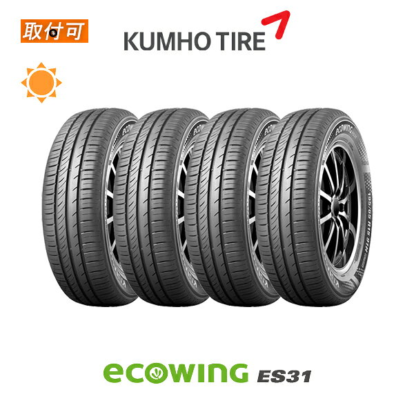 【取付対象】送料無料 エコウィングイーサス ES31 185/60R16 86H 4本セット 新品夏タイヤ クムホ KUMHO ECOWING