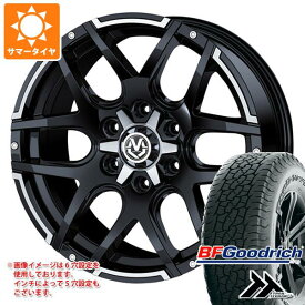 【タイヤ交換対象】デリカD:5用 サマータイヤ BFグッドリッチ トレールテレーンT/A 225/55R18 102H XL ブラックレター マッドヴァンス04 7.0-18 タイヤホイール4本セット