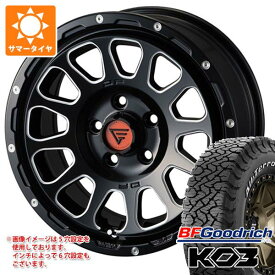 ミツビシ トライトン LC2T用 サマータイヤ BFグッドリッチ オールテレーンT/A KO3 LT265/65R17 116/113S ホワイトレター デルタフォース オーバル 8.0-17 タイヤホイール4本セット