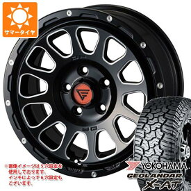 ミツビシ デリカD5用 サマータイヤ 2026年製 ヨコハマ ジオランダー X-AT G016 LT235/70R16 104/101Q アウトラインホワイトレター デルタフォース オーバル 7.0-16 タイヤホイール4本セット