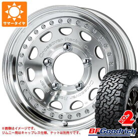 【タイヤ交換対象】ジムニー JB64W用 2024年製 サマータイヤ BFグッドリッチ オールテレーンT/A KO2 LT215/70R16 100/97R ホワイトレター ワーク クラッグ ガルバトレ 5.5-16 タイヤホイール4本セット