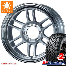 【タイヤ交換対象】FJクルーザー 10系用 2023年製 サマータイヤ BFグッドリッチ オールテレーンT/A KO2 LT285/70R17 121/118R ホワイトレター エンケイ オールロード RPT1 8.5-17 タイヤホイール4本セット