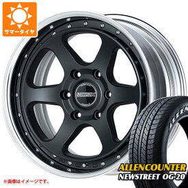 【タイヤ交換対象】ハイエース 200系用 サマータイヤ オーレンカウンター ニューストリート OG-20 225/50R18C 107/105T ホワイトレター エセックス EL 2P 7.0-18 タイヤホイール4本セット