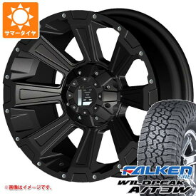 【タイヤ交換対象】ミツビシ デリカD5用 サマータイヤ ファルケン ワイルドピーク A/T3W 235/70R16 109T XL オフビート レクセル オフロードスタイル デスロック 7.0-16 タイヤホイール4本セット