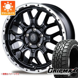 【タイヤ交換対象】ミツビシ デリカD5用 サマータイヤ グリップマックス マッドレイジ R/T MAX LT215/70R16 100/97R ホワイトレター インターミラノ マッドバーン XR-800M 6.5-16 タイヤホイール4本セット