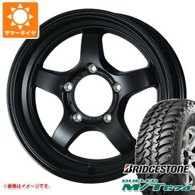 【タイヤ交換対象】ジムニーシエラ JB74W用 サマータイヤ ブリヂストン デューラー M/T674 185/85R16 105/103L LT ブラックレター ドゥオール CST ゼロワンハイパー S 6.0-16 タイヤホイール4本セット