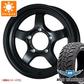 【タイヤ交換対象】ジムニー JB64W用 サマータイヤ モンスタ マッドウォーリアー LT215/70R16 107/105Q ホワイトレター ドゥオール CST ゼロワンハイパー S 5.5-16 タイヤホイール4本セット