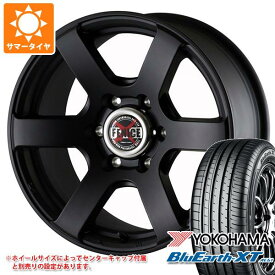 【タイヤ交換対象】エクリプスクロス GK系用 サマータイヤ ヨコハマ ブルーアースXT AE61 225/65R17 106V XL ドゥオール フェニーチェ クロス XC6 7.5-17 タイヤホイール4本セット