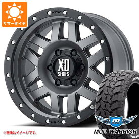 【タイヤ交換対象】サマータイヤ 265/65R17 120/117Q モンスタ マッドウォーリアー ホワイトレター KMC XD128 マチェーテ トヨタ車用 8.0-17 タイヤホイール4本セット