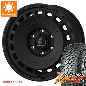 【タイヤ交換対象】ミツビシ トライトン LC2T用 サマータイヤ ヨコハマ ジオランダー M/T G003 LT265/65R17 120/117Q マッドヴァンス DX 8.0-17 タイヤホイール4本セット