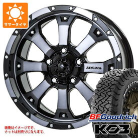 【タイヤ交換対象】ジープ ラングラー JK/JL系用 2026年製 サマータイヤ BFグッドリッチ オールテレーンT/A KO3 LT265/70R17 118/115S ホワイトレター MKW MK-46 タイヤホイール4本セット