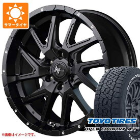 【タイヤ交換対象】FJクルーザー 10系用 サマータイヤ トーヨー オープンカントリー A/T3 LT285/70R17 116/113Q ホワイトレター ナイトロパワー デリンジャー 8.0-17 タイヤホイール4本セット