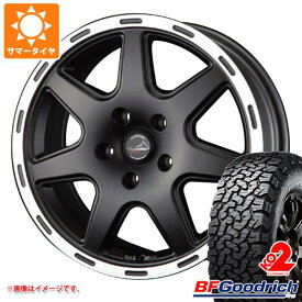 【タイヤ交換対象】ジープ レネゲード BU/BV系用 2024年製 サマータイヤ BFグッドリッチ オールテレーンT/A KO2 LT225/70R16 102/99R ホワイトレター ラ・ストラーダ ティラード クロス タイヤホイール4本セット