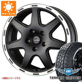 【タイヤ交換対象】5本セット ジープ ラングラー JK/JL系用 サマータイヤ モンスタ テレーングリッパー 265/70R17 115T ホワイトレター ラ・ストラーダ ティラード クロス タイヤホイール5本セット