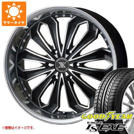 【タイヤ交換対象】ハイエース 200系用 サマータイヤ グッドイヤー イーグル LSエグゼ 225/35R20 90W XL ゼロブレイクX 8.0-20 タイヤホイール4本セット