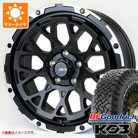 ミツビシ デリカD5用 サマータイヤ 2026年製 BFグッドリッチ オールテレーンT/A KO3 LT225/70R16 102/99S ホワイトレター エアージー ロックス 7.0-16 タイヤホイール4本セット