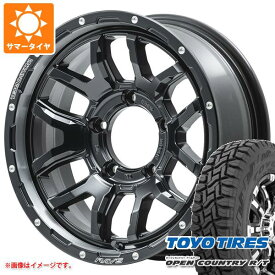 【タイヤ交換対象】ジムニーシエラ JB74W用 サマータイヤ トーヨー オープンカントリー R/T 215/70R16 100Q ブラックレター レイズ デイトナ F6 ブースト 6.0-16 タイヤホイール4本セット