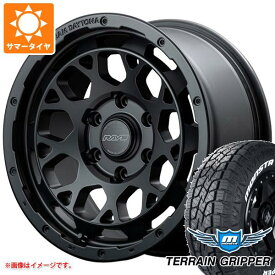 【タイヤ交換対象】ランドクルーザー プラド 150系用 サマータイヤ モンスタ テレーングリッパー 265/65R17 116T XL ホワイトレター レイズ デイトナ M9 8.0-17 タイヤホイール4本セット