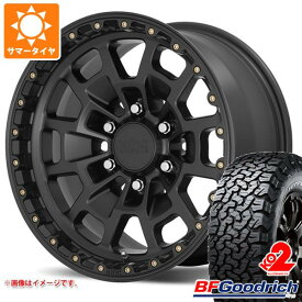 【タイヤ交換対象】FJクルーザー 10系用 2023年製 サマータイヤ BFグッドリッチ オールテレーンT/A KO2 LT285/70R17 121/118R ホワイトレター KMC KM718 サミット 8.5-17 タイヤホイール4本セット