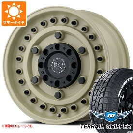 【タイヤ交換対象】ジープ ラングラー JK/JL系用 サマータイヤ モンスタ テレーングリッパー 265/70R17 115T ホワイトレター ブラックライノ アーモリー タイヤホイール4本セット