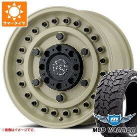 【タイヤ交換対象】ジープ ラングラー JK/JL系用 サマータイヤ モンスタ マッドウォーリアー LT265/70R17 121/118Q ホワイトレター ブラックライノ アーモリー タイヤホイール4本セット