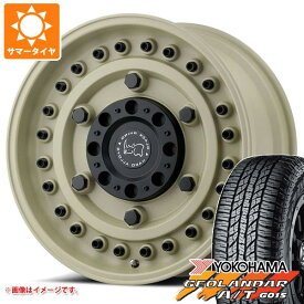 【タイヤ交換対象】ジープ ラングラー JK/JL系用 サマータイヤ ヨコハマ ジオランダー A/T G015 LT265/70R17 121/118S アウトラインホワイトレター ブラックライノ アーモリー タイヤホイール4本セット