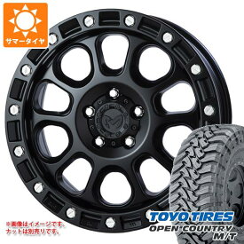 【タイヤ交換対象】5本セット ジープ ラングラー JK/JL系用 サマータイヤ トーヨー オープンカントリー M/T 35x12.50R17 LT 121P ブラックレター MKW M204 タイヤホイール5本セット