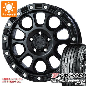 【タイヤ交換対象】サマータイヤ 225/70R16 103H ヨコハマ ジオランダー CV G058 MKW M204 7.0-16 タイヤホイール4本セット