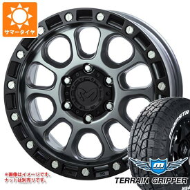 【タイヤ交換対象】トライトン LC2T用 サマータイヤ モンスタ テレーングリッパー 265/65R17 116T XL ホワイトレター MKW M204 8.0-17 タイヤホイール4本セット