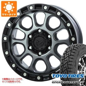 【タイヤ交換対象】トライトン LC2T用 サマータイヤ トーヨー オープンカントリー R/T 265/65R17 112Q ホワイトレター MKW M204 8.0-17 タイヤホイール4本セット