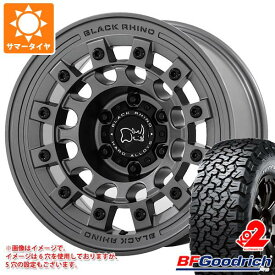 【タイヤ交換対象】トライトン LC2T用 サマータイヤ BFグッドリッチ オールテレーンT/A KO2 LT265/65R17 120/117S ホワイトレター ブラックライノ フジ 8.0-17 タイヤホイール4本セット