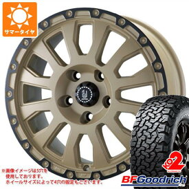 【タイヤ交換対象】ジープ レネゲード BU系用 2024年製 サマータイヤ BFグッドリッチ オールテレーンT/A KO2 LT225/70R16 102/99R ホワイトレター ラ・ストラーダ アヴェンチュラ タイヤホイール4本セット