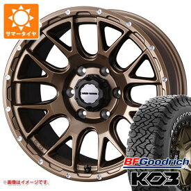 【タイヤ交換対象】トヨタ ハイエース 200系用 サマータイヤ BFグッドリッチ オールテレーンT/A KO3 LT195/80R15 107S ホワイトレター マッドヴァンス08 6.0-15 タイヤホイール4本セット