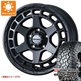 【タイヤ交換対象】5本セット ジープ ラングラー JK/JL系用 2026年製 サマータイヤ ヨコハマ ジオランダー X-AT G016 LT285/70R17 121/118Q ブラックレター マッドヴァンスX タイプS タイヤホイール5本セット