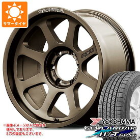 【タイヤ交換対象】ハイラックス 120系用 サマータイヤ ヨコハマ ジオランダー H/T G056 P265/65R18 112T ブラックレター レイズ デイトナ D108 8.0-18 タイヤホイール4本セット