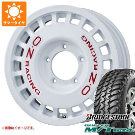 【タイヤ交換対象】5本セット ジムニー用 サマータイヤ ブリヂストン デューラー M/T674 185/85R16 105/103L LT ブラックレター OZ ラリーレーシング 4x4 5.5-16 タイヤホイール5本セット