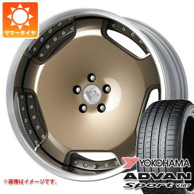トヨタ ランドクルーザー300用 サマータイヤ ヨコハマ アドバンスポーツV107 295/35R24 110Y XL ワーク LS アダマス 10.0-24 タイヤホイール4本セット