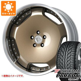 トヨタ ランドクルーザー300用 サマータイヤ ヨコハマ パラダ スペック-X PA02 295/35R24 110V REINF ワーク LS アダマス 10.0-24 タイヤホイール4本セット
