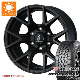 ミツビシ トライトン LC2T用 サマータイヤ ヨコハマ ジオランダー A/T4 G018 LT265/60R18 119/116S ブラックレター マッドヴァンス SD 8.0-18 タイヤホイール4本セット