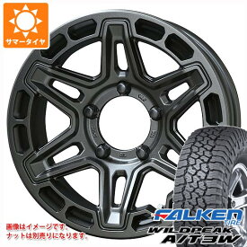 【タイヤ交換対象】スズキ ジムニーノマド JC74W用 サマータイヤ ファルケン ワイルドピーク A/T3W 235/70R16 109T XL PPX MK6 6.0-16 タイヤホイール4本セット