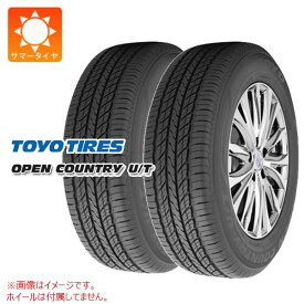 【タイヤ交換対象】2本 サマータイヤ 225/55R19 99V トーヨー オープンカントリー U/T TOYO OPEN COUNTRY U/T