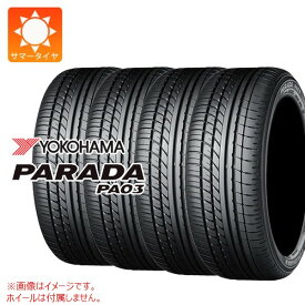 4本 2026年製 サマータイヤ 215/65R16C 109/107S ヨコハマ パラダ PA03 ホワイトレター YOKOHAMA PARADA PA03 【バン/トラック用】 ハイエース キャラバン